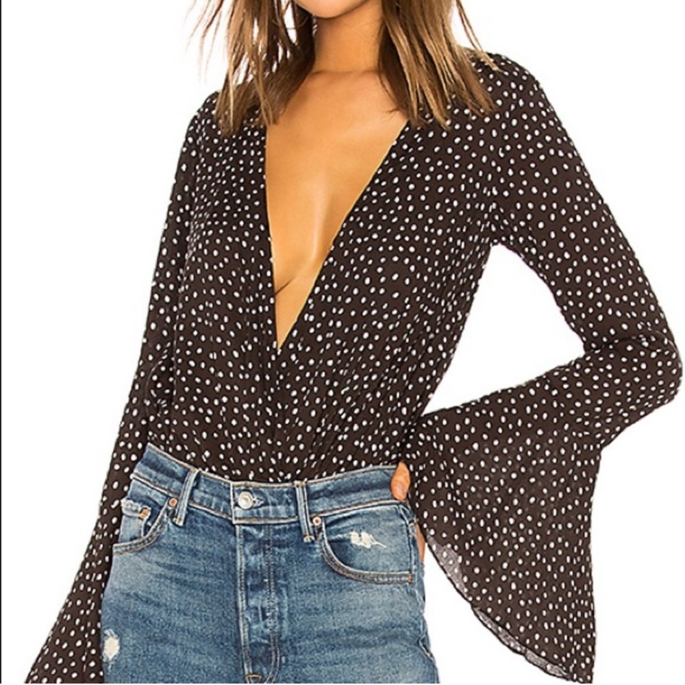 Free people makin waves body suit
